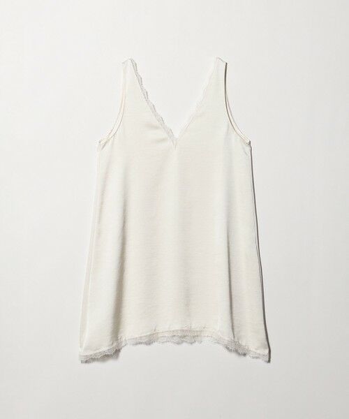 BEAUTY&YOUTH UNITED ARROWS / ビューティー&ユース ユナイテッドアローズ ロング・マキシ丈ワンピース | レース ノースリーブ ミニワンピース ウォッシャブル（OFF WHITE）