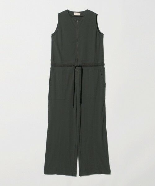 BEAUTY&YOUTH UNITED ARROWS / ビューティー&ユース ユナイテッドアローズ サロペット・オールインワン | ＜MEYAME＞ハーフジップ オールインワン（BLACK）