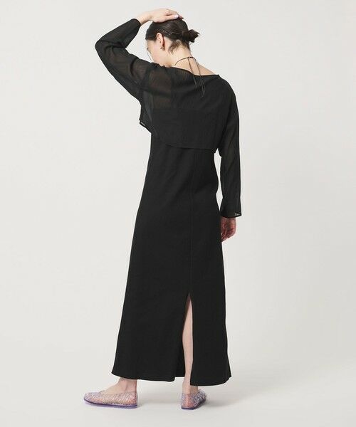 BEAUTY&YOUTH UNITED ARROWS / ビューティー&ユース ユナイテッドアローズ ロング・マキシ丈ワンピース | 【WEB限定】シアートップス＆キャミソールワンピースセット | 詳細3