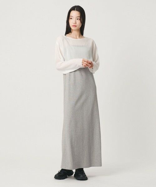 BEAUTY&YOUTH UNITED ARROWS / ビューティー&ユース ユナイテッドアローズ ロング・マキシ丈ワンピース | 【WEB限定】シアートップス＆キャミソールワンピースセット | 詳細10