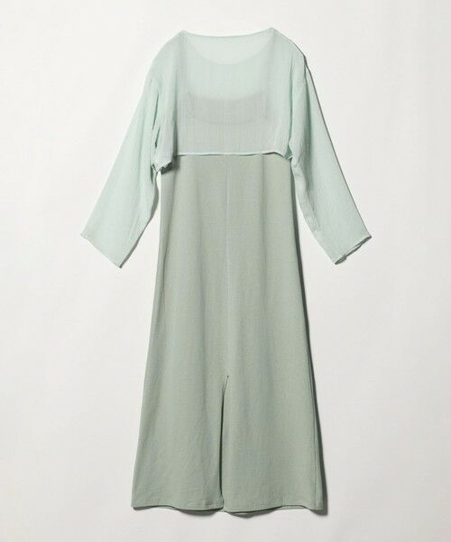 BEAUTY&YOUTH UNITED ARROWS / ビューティー&ユース ユナイテッドアローズ ロング・マキシ丈ワンピース | 【WEB限定】シアートップス＆キャミソールワンピースセット | 詳細30