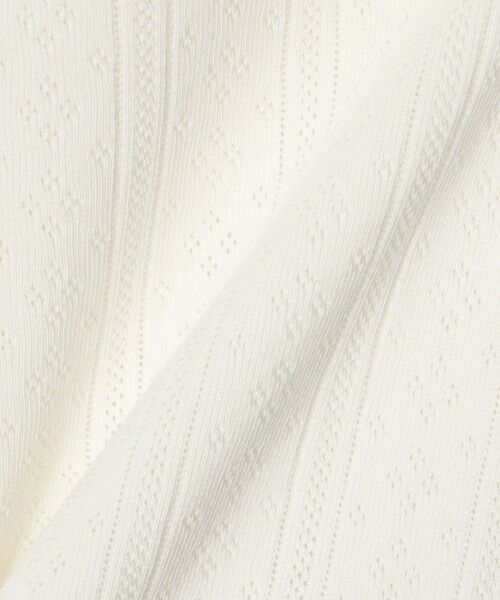 BEAUTY&YOUTH UNITED ARROWS / ビューティー&ユース ユナイテッドアローズ カーディガン・ボレロ | コットン パターンメッシュ ショートスリーブ カーディガン ウォッシャブル | 詳細2