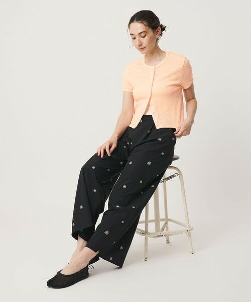 BEAUTY&YOUTH UNITED ARROWS / ビューティー&ユース ユナイテッドアローズ カーディガン・ボレロ | コットン パターンメッシュ ショートスリーブ カーディガン ウォッシャブル | 詳細15