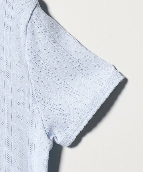 BEAUTY&YOUTH UNITED ARROWS / ビューティー&ユース ユナイテッドアローズ カーディガン・ボレロ | コットン パターンメッシュ ショートスリーブ カーディガン ウォッシャブル | 詳細21