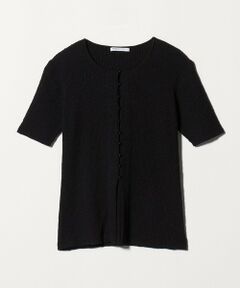 BEAUTY&YOUTH UNITED ARROWS / ビューティー&ユース ユナイテッドアローズ カーディガン・ボレロ | 麻ブレンド スラブ フロントボタン ショートスリーブ カーディガン ウォッシャブル