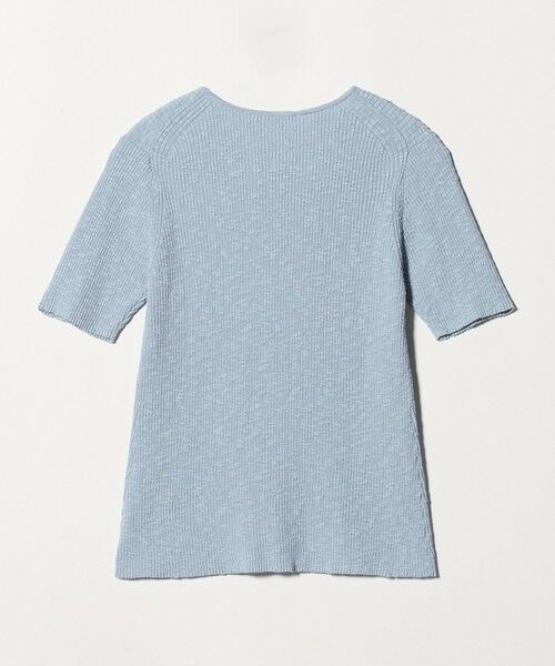 BEAUTY&YOUTH UNITED ARROWS / ビューティー&ユース ユナイテッドアローズ カーディガン・ボレロ | 麻ブレンド スラブ フロントボタン ショートスリーブ カーディガン ウォッシャブル | 詳細6
