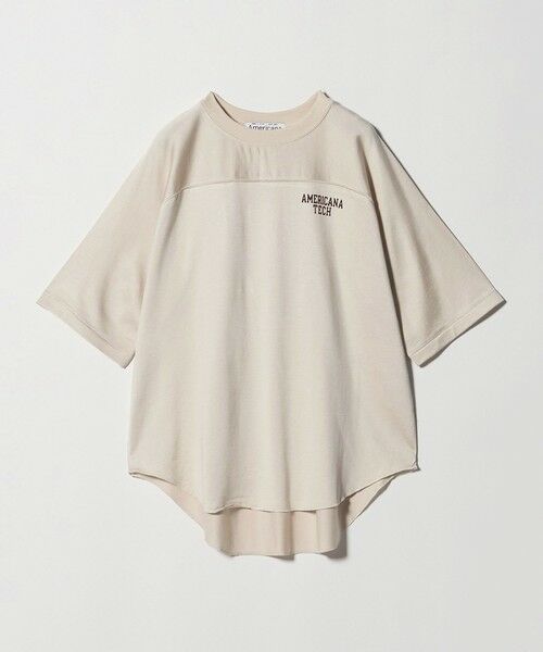 BEAUTY&YOUTH UNITED ARROWS / ビューティー&ユース ユナイテッドアローズ Tシャツ | ＜Americana＞フットボール Tシャツ（NATURAL）