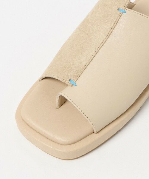 BEAUTY&YOUTH UNITED ARROWS / ビューティー&ユース ユナイテッドアローズ サンダル | ＜THAJA＞コンビ カバートング スライダー サンダル | 詳細10