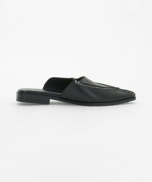 BEAUTY&YOUTH UNITED ARROWS / ビューティー&ユース ユナイテッドアローズ サンダル | ＜THAJA＞レザー ステッチ ポインテッド スライダー サンダル | 詳細6