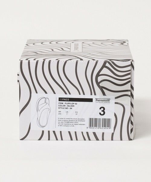 BEAUTY&YOUTH UNITED ARROWS / ビューティー&ユース ユナイテッドアローズ サンダル | ＜PAES＞NEW FLIP FLOP サンダル/シルバーカラー | 詳細14