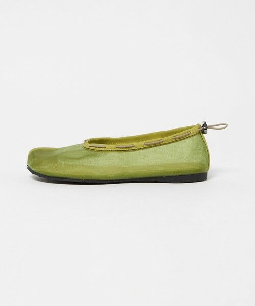 BEAUTY&YOUTH UNITED ARROWS / ビューティー&ユース ユナイテッドアローズ フラットシューズ | ＜PAES＞メッシュ ストリング フラットシューズ（LIME）