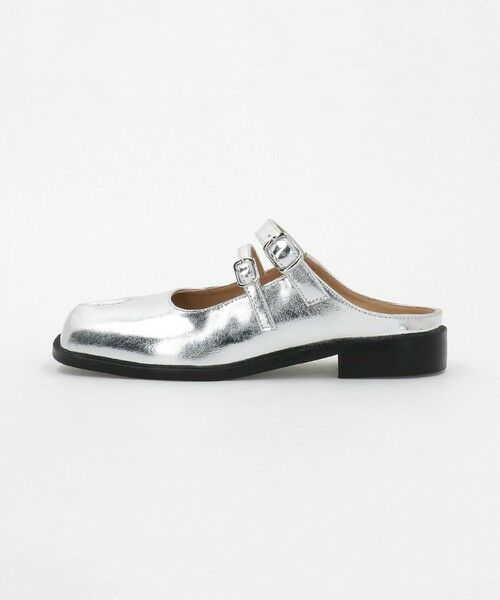 BEAUTY&YOUTH UNITED ARROWS / ビューティー&ユース ユナイテッドアローズ サンダル | ＜PAES＞ダブルバックル ミュール/シルバーカラー | 詳細1