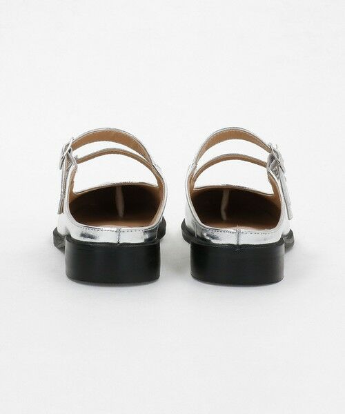 BEAUTY&YOUTH UNITED ARROWS / ビューティー&ユース ユナイテッドアローズ サンダル | ＜PAES＞ダブルバックル ミュール/シルバーカラー | 詳細4