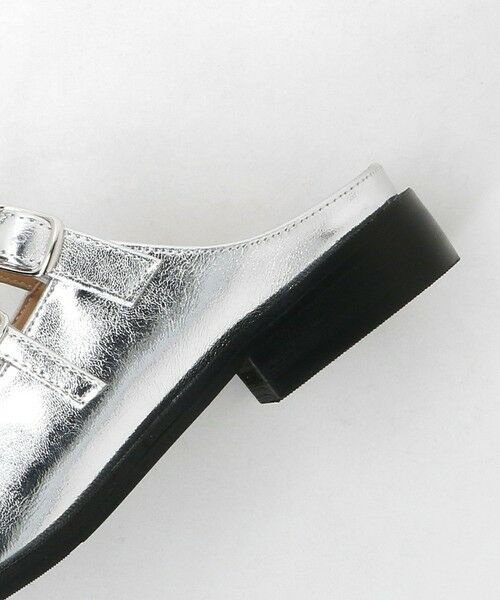 BEAUTY&YOUTH UNITED ARROWS / ビューティー&ユース ユナイテッドアローズ サンダル | ＜PAES＞ダブルバックル ミュール/シルバーカラー | 詳細8