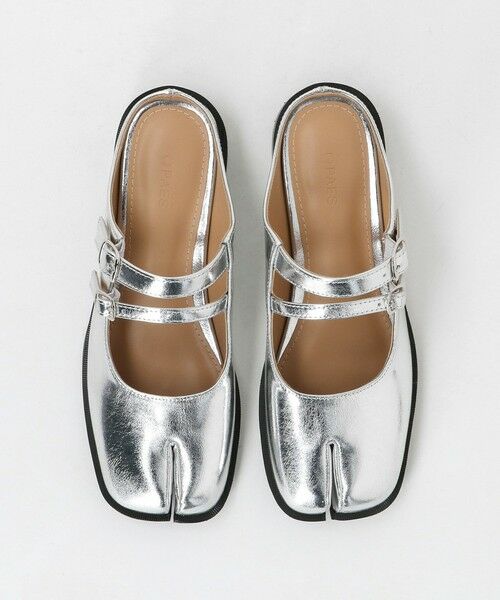BEAUTY&YOUTH UNITED ARROWS / ビューティー&ユース ユナイテッドアローズ サンダル | ＜PAES＞ダブルバックル ミュール/シルバーカラー（SILVER）