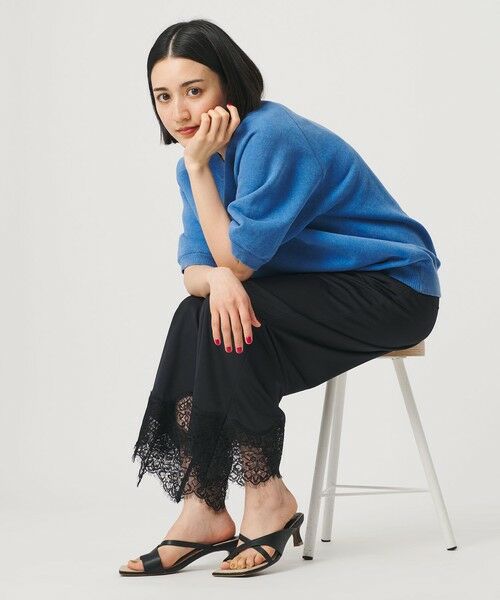 BEAUTY&YOUTH UNITED ARROWS / ビューティー&ユース ユナイテッドアローズ サンダル | レザーライク サムリング クロス サンダル | 詳細2