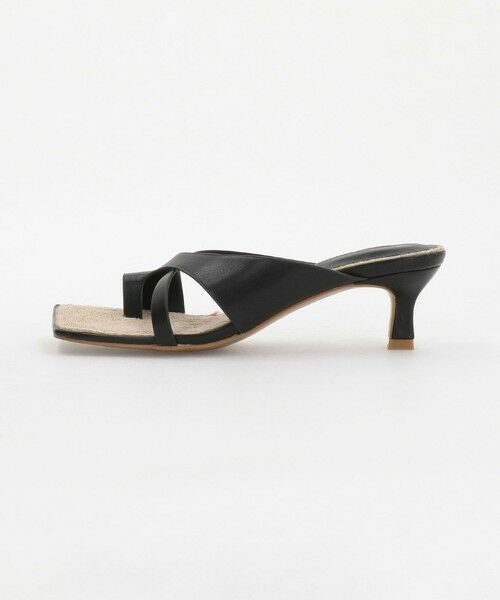 BEAUTY&YOUTH UNITED ARROWS / ビューティー&ユース ユナイテッドアローズ サンダル | レザーライク サムリング クロス サンダル | 詳細3