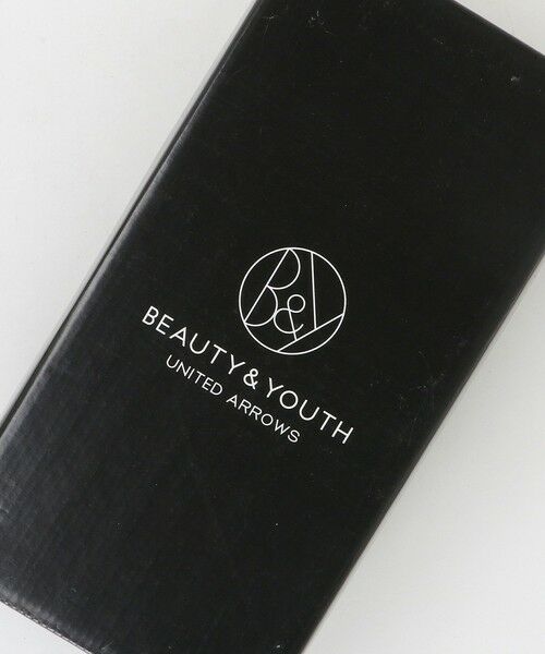 BEAUTY&YOUTH UNITED ARROWS / ビューティー&ユース ユナイテッドアローズ サンダル | レザー ラインメッシュ スクエア スライダーサンダル | 詳細19