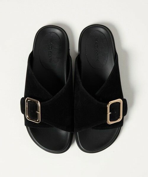 BEAUTY&YOUTH UNITED ARROWS / ビューティー&ユース ユナイテッドアローズ サンダル | スエードライク ビッグバックル スライダー サンダル | 詳細4