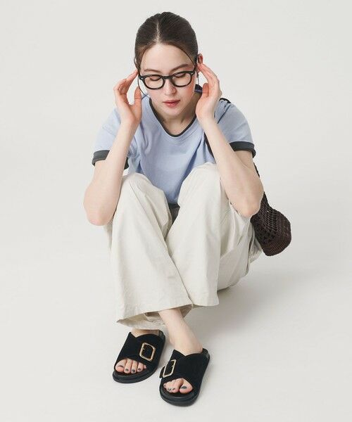 BEAUTY&YOUTH UNITED ARROWS / ビューティー&ユース ユナイテッドアローズ サンダル | スエードライク ビッグバックル スライダー サンダル | 詳細2