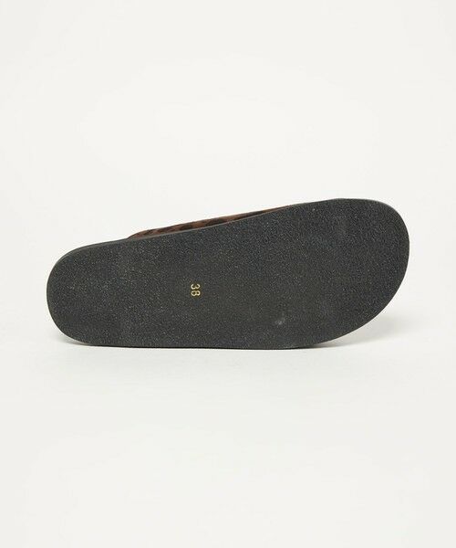 BEAUTY&YOUTH UNITED ARROWS / ビューティー&ユース ユナイテッドアローズ サンダル | スエードライク ビッグバックル スライダー サンダル | 詳細14
