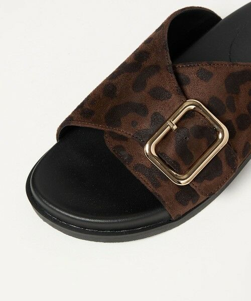 BEAUTY&YOUTH UNITED ARROWS / ビューティー&ユース ユナイテッドアローズ サンダル | スエードライク ビッグバックル スライダー サンダル | 詳細16