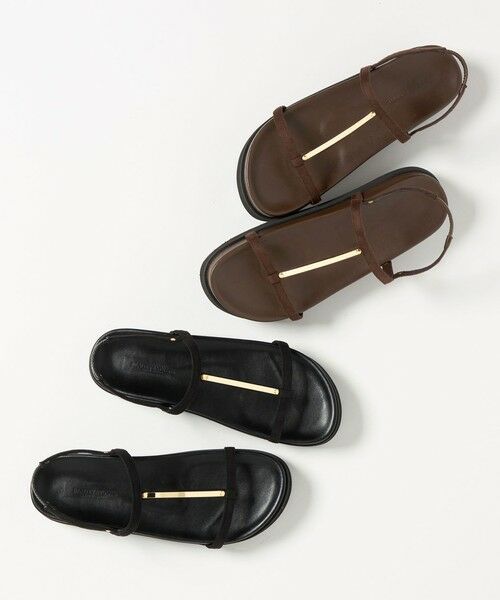 BEAUTY&YOUTH UNITED ARROWS / ビューティー&ユース ユナイテッドアローズ サンダル | メタルプレート プラットフォーム サンダル | 詳細14