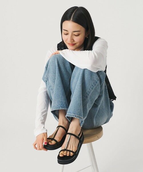 BEAUTY&YOUTH UNITED ARROWS / ビューティー&ユース ユナイテッドアローズ サンダル | メタルプレート プラットフォーム サンダル | 詳細4