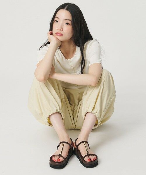 BEAUTY&YOUTH UNITED ARROWS / ビューティー&ユース ユナイテッドアローズ サンダル | メタルプレート プラットフォーム サンダル | 詳細17