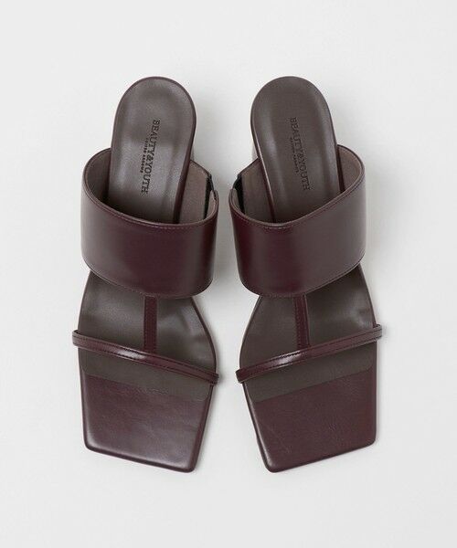 BEAUTY&YOUTH UNITED ARROWS / ビューティー&ユース ユナイテッドアローズ サンダル | スマートストラップ カバー ミュール | 詳細10