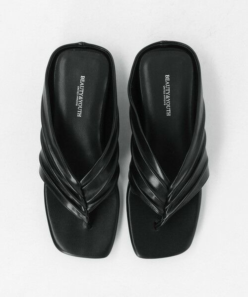 BEAUTY&YOUTH UNITED ARROWS / ビューティー&ユース ユナイテッドアローズ サンダル | タック インヒール トング サンダル | 詳細5