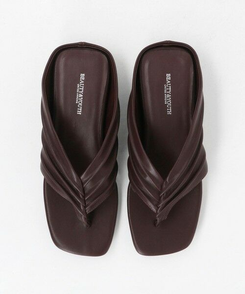 BEAUTY&YOUTH UNITED ARROWS / ビューティー&ユース ユナイテッドアローズ サンダル | タック インヒール トング サンダル | 詳細12