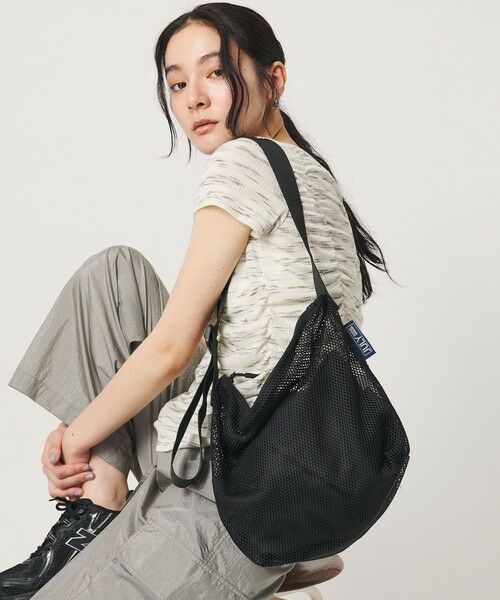 BEAUTY&YOUTH UNITED ARROWS / ビューティー&ユース ユナイテッドアローズ ショルダーバッグ | ＜JULY NINE＞SEQUEL MESH BITTY ショルダーバッグ（BLACK）