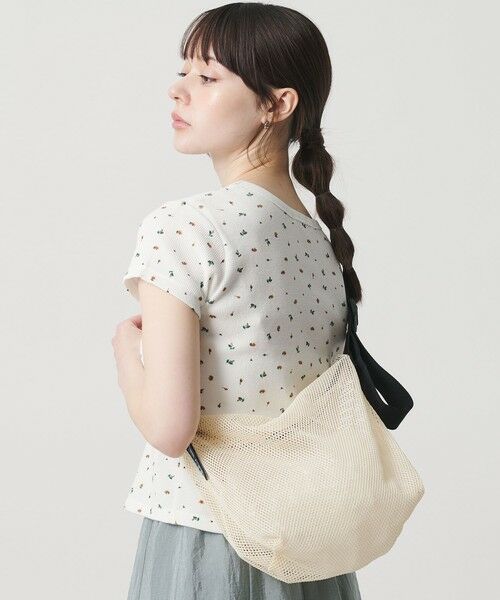 BEAUTY&YOUTH UNITED ARROWS / ビューティー&ユース ユナイテッドアローズ ショルダーバッグ | ＜JULY NINE＞SEQUEL MESH BITTY ショルダーバッグ（NATURAL）