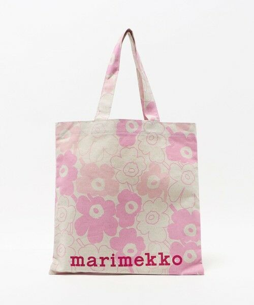 BEAUTY&YOUTH UNITED ARROWS / ビューティー&ユース ユナイテッドアローズ トートバッグ | ＜marimekko＞Vankka Piirto Unikko トートバッグ（LT.PINK）