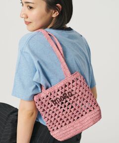 BEAUTY&YOUTH UNITED ARROWS / ビューティー&ユース ユナイテッドアローズ かごバック | 【別注】＜MIORA＞ラフィア ロゴ トートバッグ