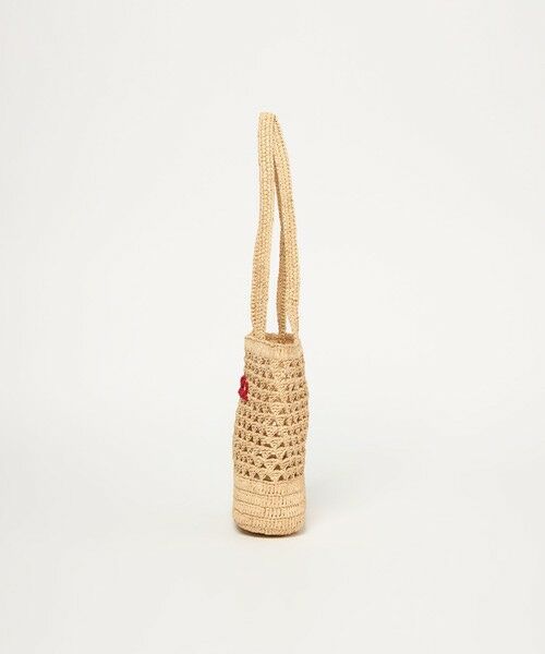BEAUTY&YOUTH UNITED ARROWS / ビューティー&ユース ユナイテッドアローズ かごバック | 【別注】＜MIORA＞ラフィア ロゴ トートバッグ | 詳細5