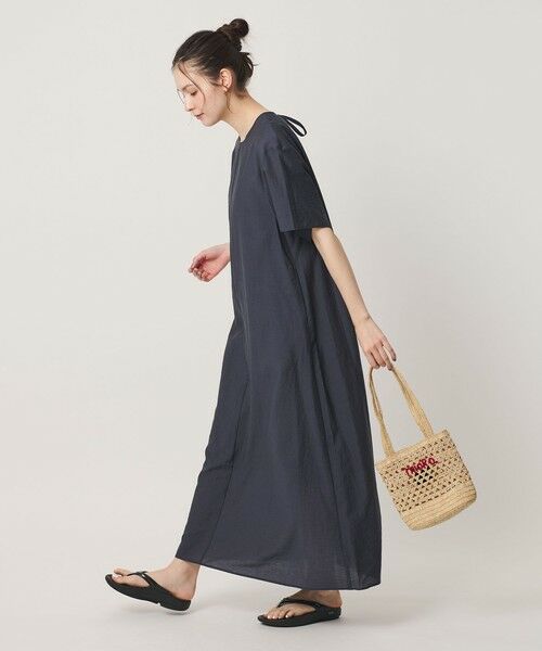 BEAUTY&YOUTH UNITED ARROWS / ビューティー&ユース ユナイテッドアローズ かごバック | 【別注】＜MIORA＞ラフィア ロゴ トートバッグ | 詳細3
