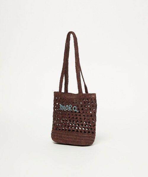 BEAUTY&YOUTH UNITED ARROWS / ビューティー&ユース ユナイテッドアローズ かごバック | 【別注】＜MIORA＞ラフィア ロゴ トートバッグ | 詳細20