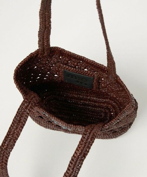 BEAUTY&YOUTH UNITED ARROWS / ビューティー&ユース ユナイテッドアローズ かごバック | 【別注】＜MIORA＞ラフィア ロゴ トートバッグ | 詳細22