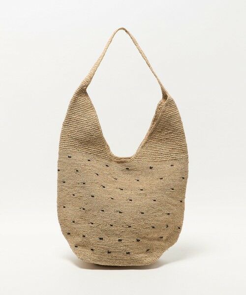 BEAUTY&YOUTH UNITED ARROWS / ビューティー&ユース ユナイテッドアローズ ショルダーバッグ | ラフィア ドット ワンショルダーバッグ | 詳細3