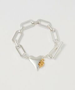 BEAUTY&YOUTH UNITED ARROWS / ビューティー&ユース ユナイテッドアローズ ブレスレット・バングル | ＜LAPUIS＞Coil Heart ブレスレット