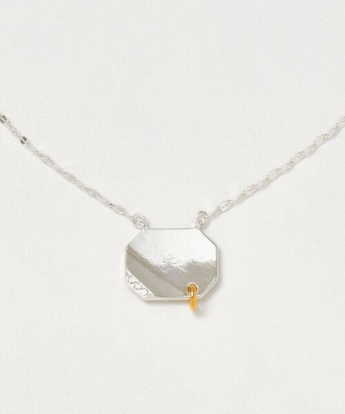 BEAUTY&YOUTH UNITED ARROWS / ビューティー&ユース ユナイテッドアローズ ネックレス・ペンダント・チョーカー | ＜LAPUIS＞Bijou Plate ネックレス | 詳細2