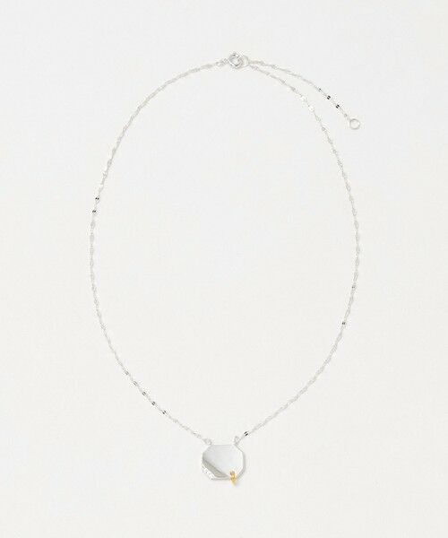 BEAUTY&YOUTH UNITED ARROWS / ビューティー&ユース ユナイテッドアローズ ネックレス・ペンダント・チョーカー | ＜LAPUIS＞Bijou Plate ネックレス | 詳細3