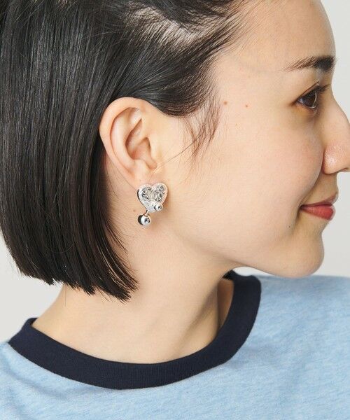 BEAUTY&YOUTH UNITED ARROWS / ビューティー&ユース ユナイテッドアローズ ピアス・イヤリング | ＜Soierie＞Heart barbell ピアス | 詳細1