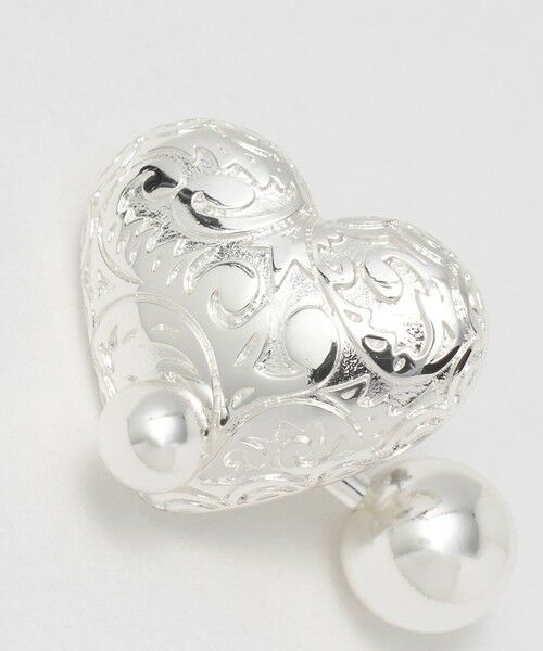 BEAUTY&YOUTH UNITED ARROWS / ビューティー&ユース ユナイテッドアローズ ピアス・イヤリング | ＜Soierie＞Heart barbell ピアス | 詳細7