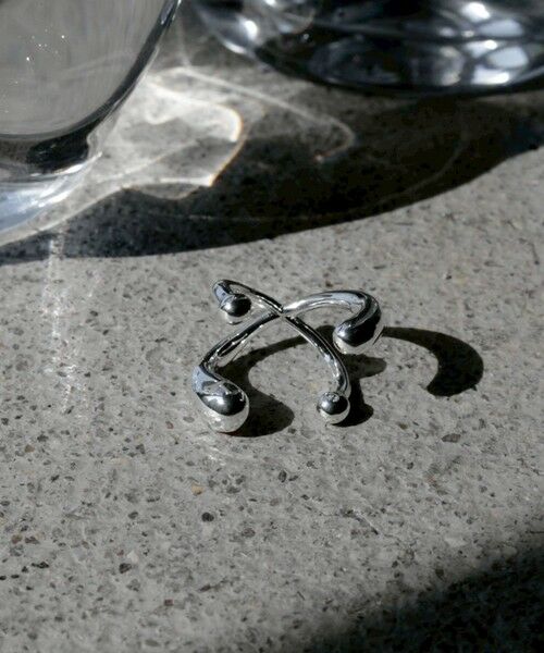 BEAUTY&YOUTH UNITED ARROWS / ビューティー&ユース ユナイテッドアローズ リング | ＜Soierie＞Barbell ピンキーリング（SILVER）