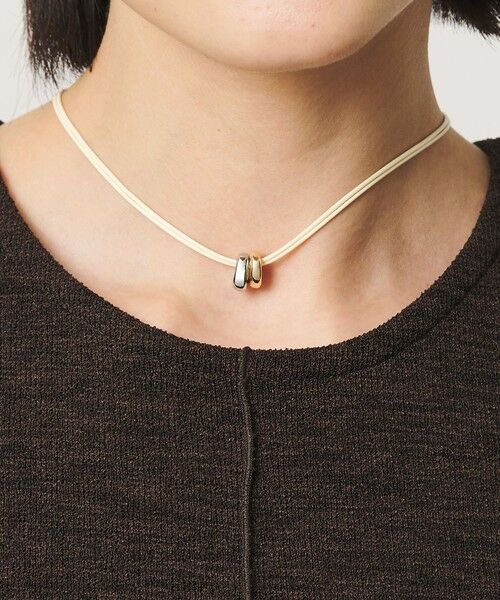 BEAUTY&YOUTH UNITED ARROWS / ビューティー&ユース ユナイテッドアローズ ネックレス・ペンダント・チョーカー | リング コード チョーカー | 詳細3