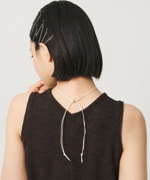 BEAUTY&YOUTH UNITED ARROWS / ビューティー&ユース ユナイテッドアローズ ネックレス・ペンダント・チョーカー | リング コード チョーカー | 詳細4