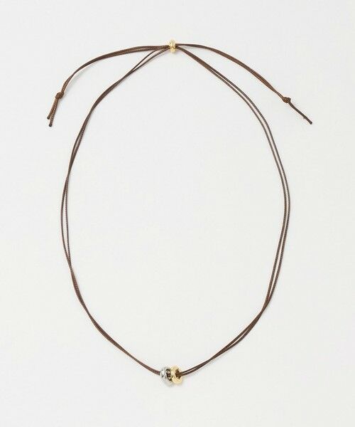 BEAUTY&YOUTH UNITED ARROWS / ビューティー&ユース ユナイテッドアローズ ネックレス・ペンダント・チョーカー | リング コード チョーカー | 詳細6